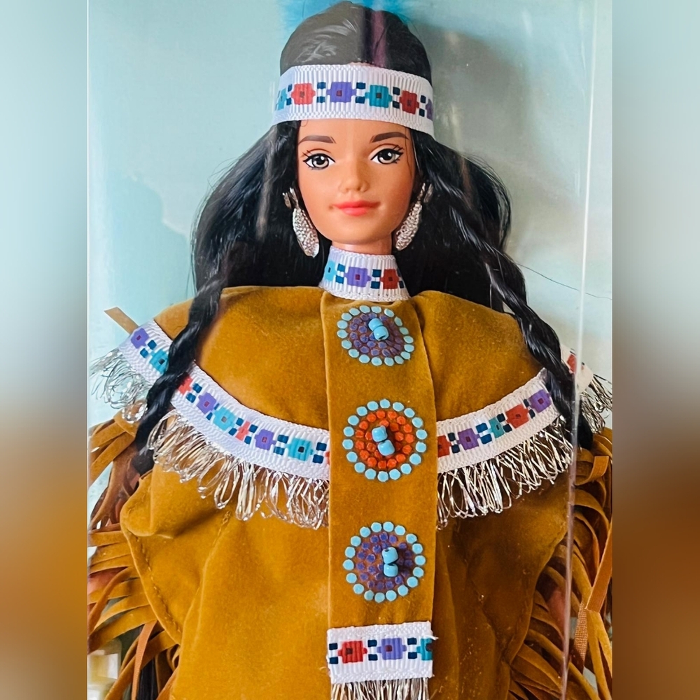 Fourth Edition Dolls Of The World Native American Barbie Doll